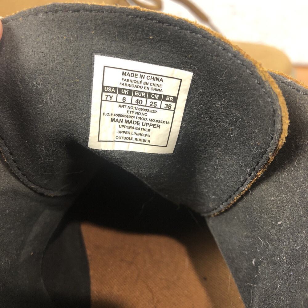 Under Armour Coast Nubuck Leather Upper Brown Mid-Top Chukka Sneaker Boot 7Y - Picture 9 of 10